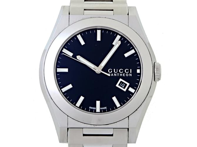 即決 GUCCI グッチ 腕時計 PANTHEON 115.2 Gucci Pantheon Men's Watch YA115209 Black ref.1515574 - Joli Closet