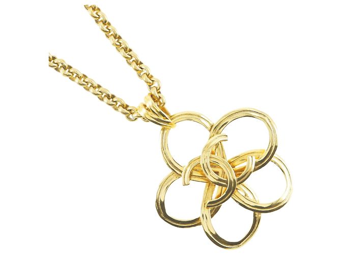 Collier Fleur Coco Mark de Chanel Doré