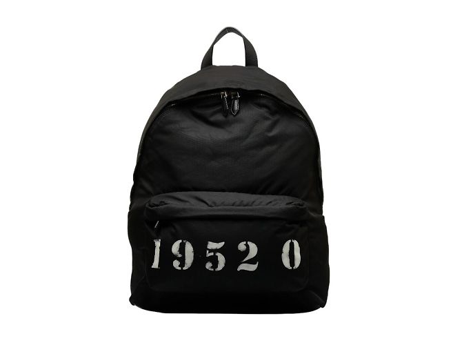 Givenchy Black Nylon Leather Clutch Bag