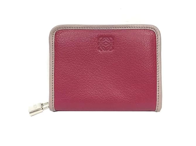 Portamonete Loewe Amazona in rosa chiaro Pelle  ref.1515808