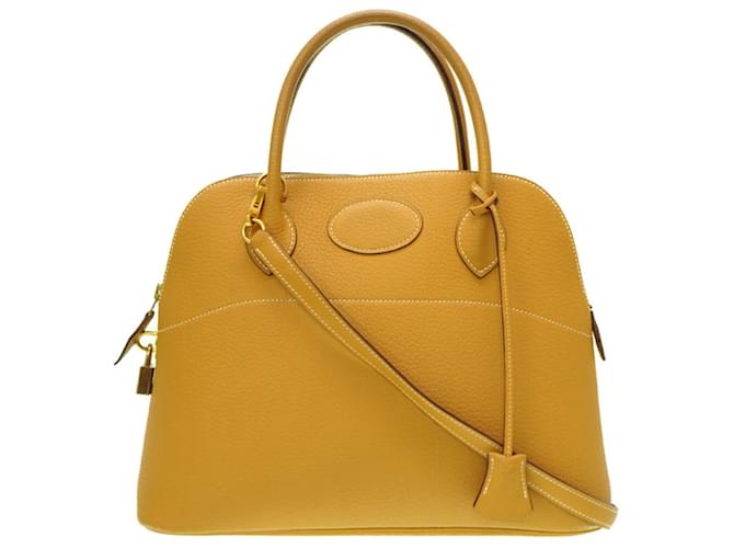 Hermès Hermes Bolide 31 Handbag in Natural Sable Leather  ref.1515876