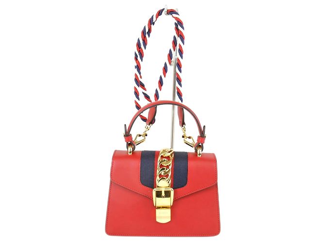 Bolso de Hombro Gucci Sylvie 2WAY Roja