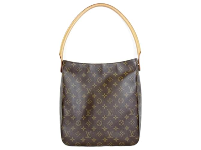 Bolsa de Ombro Looping GM Louis Vuitton Monograma Couro envernizado  ref.1515971