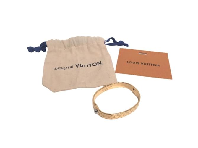 Bracelet jonc en or Louis Vuitton Doré  ref.1515996