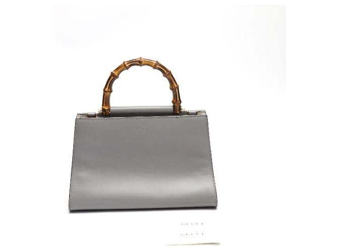 Bamboo Borsa a mano Gucci 2WAY in bambù Marrone