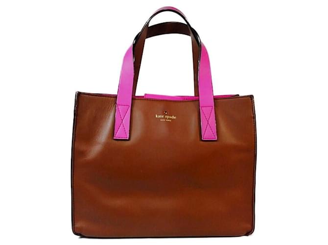 Kate Spade Brown and Pink Tote Bag  ref.1516042