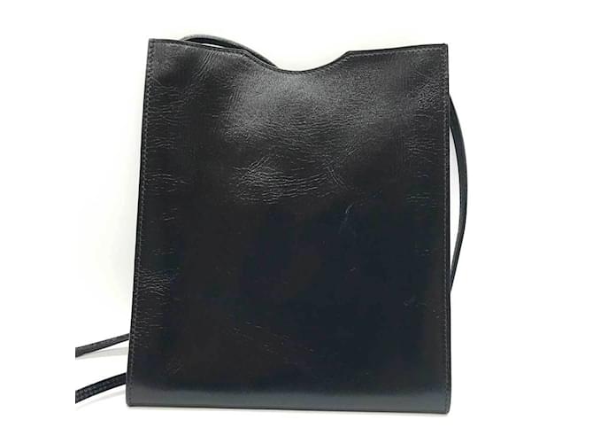 Hermès Hermes Onimaitou Black Shoulder Bag Pochette Pony-style calfskin  ref.1516151