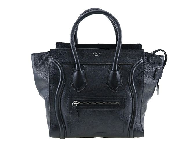 Céline Borsa a mano micro shopper Celine Luggage Nero