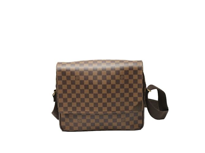 Bolsa transversal Shelton MM Damier Louis Vuitton Marrom