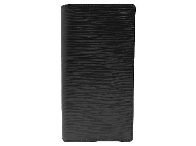 Louis Vuitton Epi Long Wallet Black