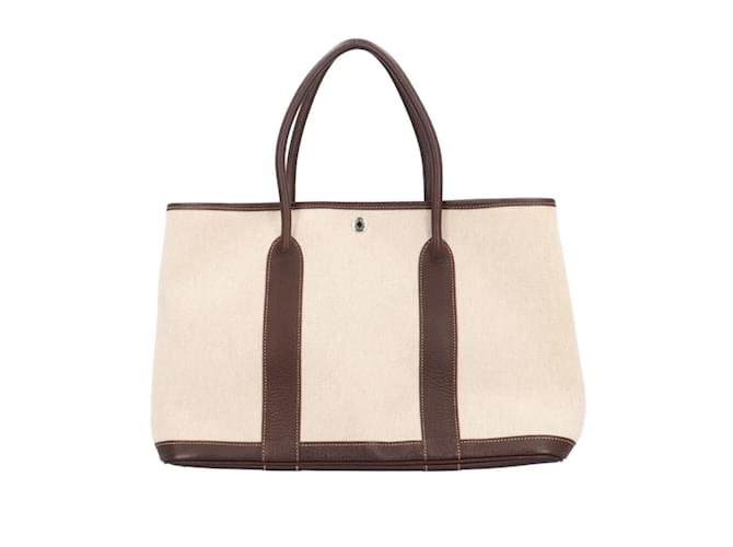 Hermès Hermes Hawaii Limited Garden PM Handbag Brown Beige  ref.1516521