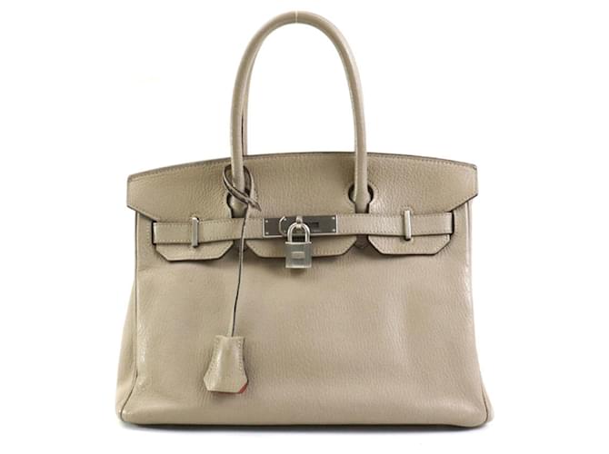 Hermès Hermes Birkin 30 Handbag in Gris Tourterelle Grey Diamond  ref.1516539