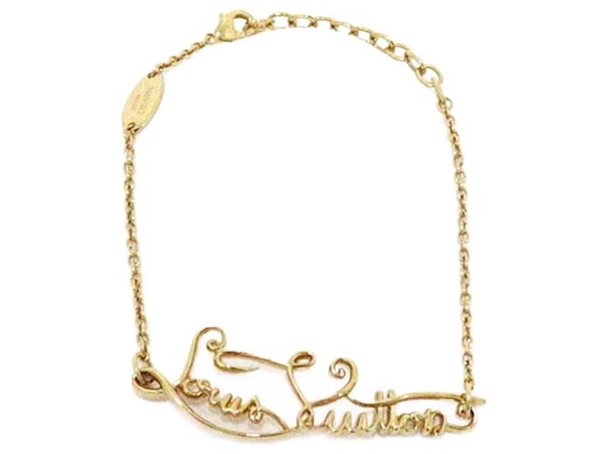 Bracelet charm My LV Affair de Louis Vuitton Brasserie Doré  ref.1516602