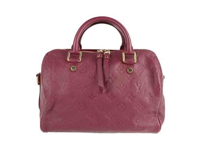 Louis Vuitton Speedy 25 Bandoulière Handtasche Pink Leinwand  ref.1516621