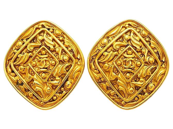 Chanel Coco Arabesque Gold Ohrringe Golden