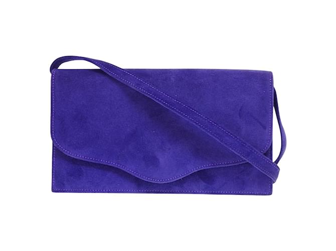 Hermès Hermes Dobris Shoulder Clutch Bag Purple  ref.1516776