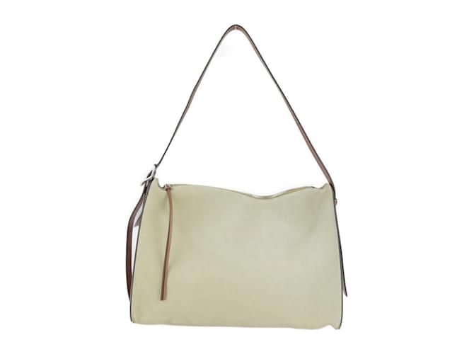 Bolsa Grande Berlingo Loewe Marrom Dourado Suécia Couro  ref.1516885