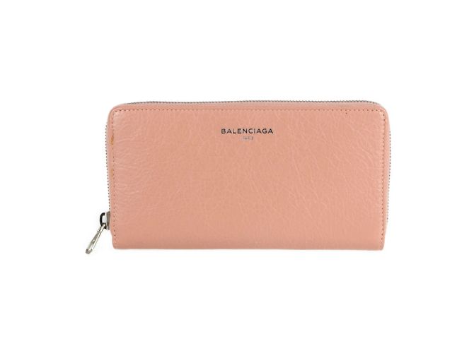 Monedero Balenciaga rosa beige