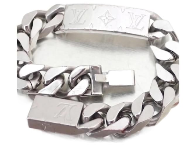 Bracelet en chaîne Monogram Louis Vuitton Métal Argenté  ref.1517074