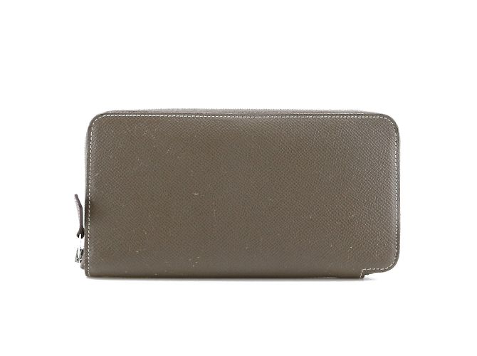 Hermès Cartera Long Azap Hermes en Gris Etoupe Gris pardo