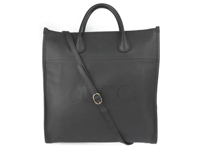 Gucci Logo Medium Tote Bag Black  ref.1517233