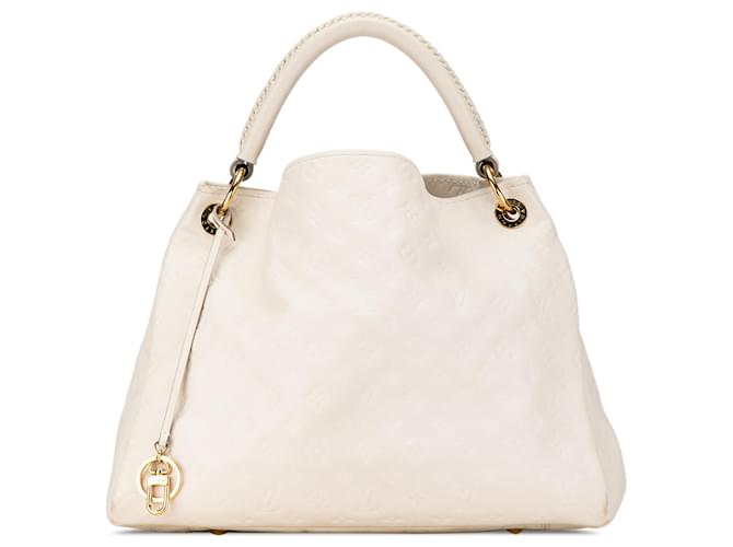 Bolso hobo Artsy MM en Monogram Empreinte blanco de Louis Vuitton Cuero  ref.1517335