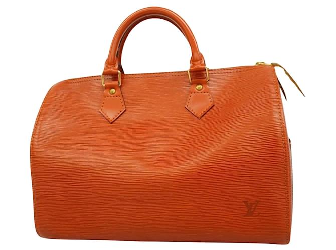 Louis Vuitton Speedy 30 Marrom Couro  ref.1517423