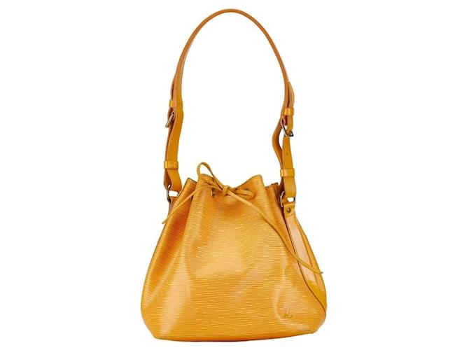 Noe Louis Vuitton Petit Noé Cuir Jaune  ref.1517495