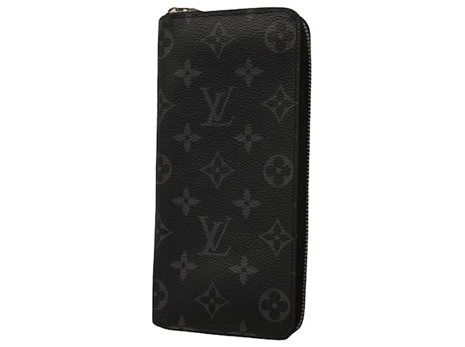 Louis Vuitton Zippy Wallet Vertical Black Cloth  ref.1517579