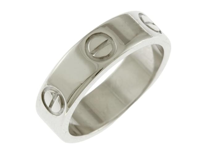 Cartier Love Ring in 18K White Gold Silvery  ref.1517656