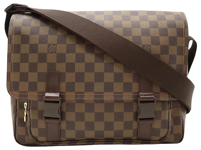 Louis Vuitton Melville Marrom Lona  ref.1517688