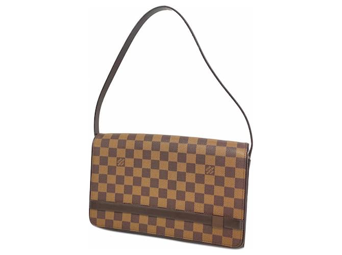 Louis Vuitton Tribeca Marrom Lona  ref.1517870