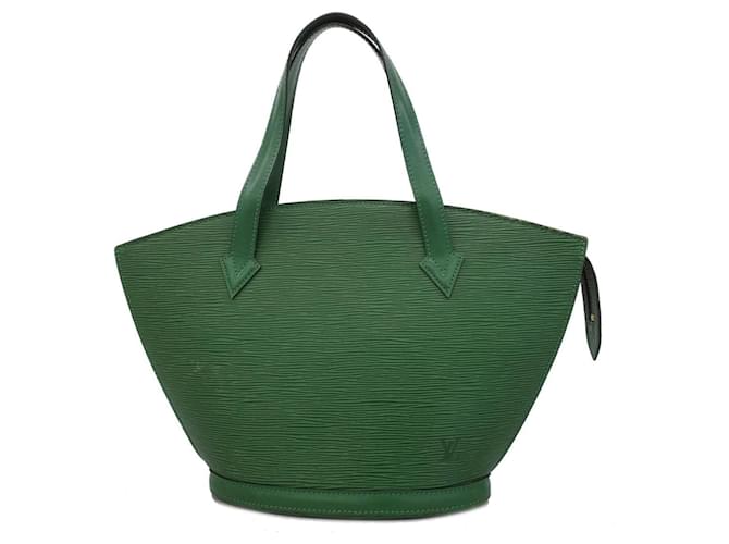 Louis Vuitton Saint Jacques Verde Couro  ref.1517894