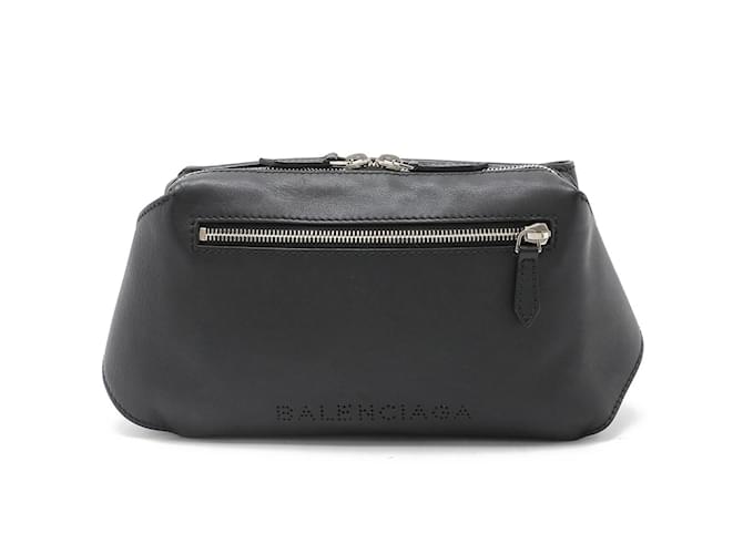 Everyday Balenciaga Perforated Belt Bag Black Leather  ref.1518140