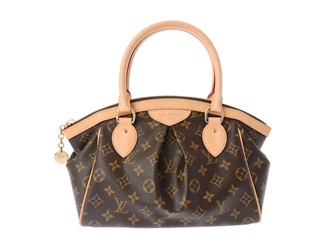 Sac à main Louis Vuitton Monogram Tivoli PM Cuir vernis Marron Monogramme  ref.1518241