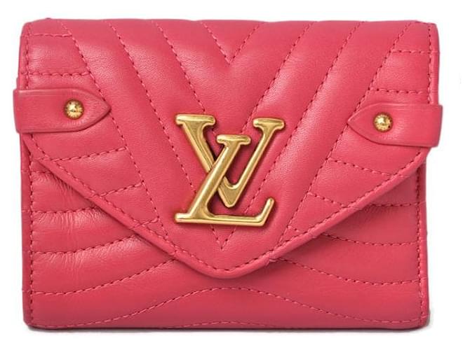 Louis Vuitton New Wave Leather Wallet M63821 Pink  ref.1518424