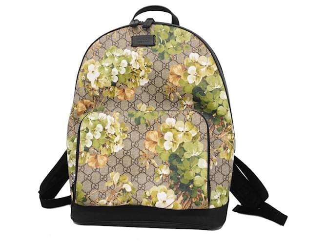 Gucci GG flores Bege Lona  ref.1518472