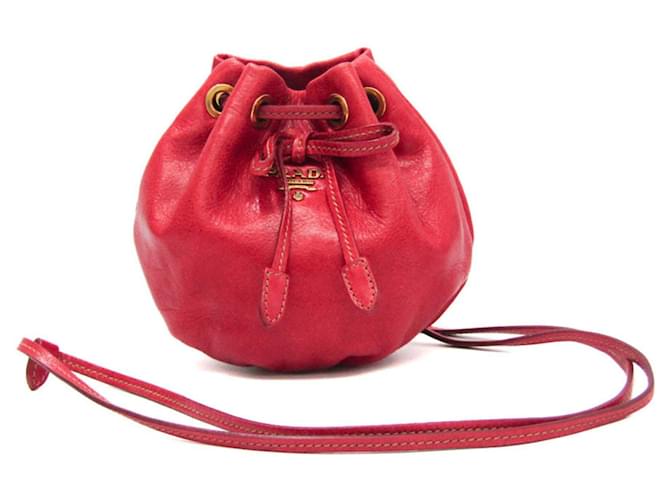 Prada Saffiano Red Leather  ref.1518488