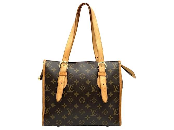 Louis Vuitton Popincourt Braun Leinwand  ref.1518500