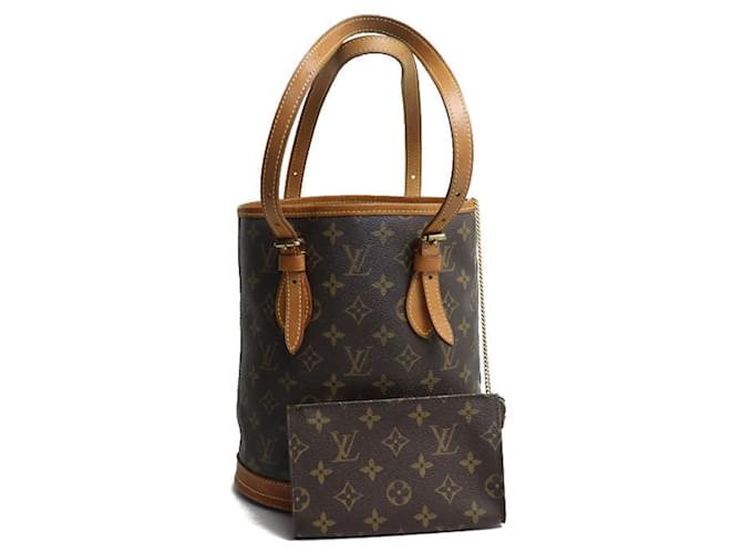 Louis Vuitton Monogramm Bucket PM Tragetasche Lackleder  ref.1518741