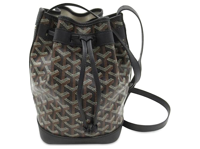 Goyard Negro Goyardine Petit Flot Lienzo Paño  ref.1518911