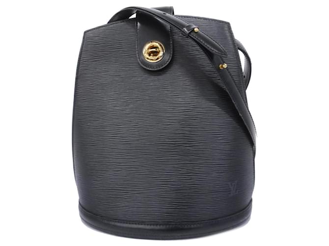 Bolso de Hombro Cluny Epi Louis Vuitton Negro  ref.1519834