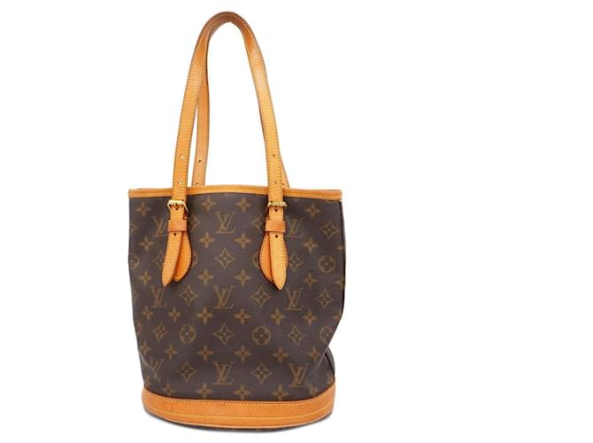 Sac à main Monogram Bucket PM de Louis Vuitton Marron  ref.1519858