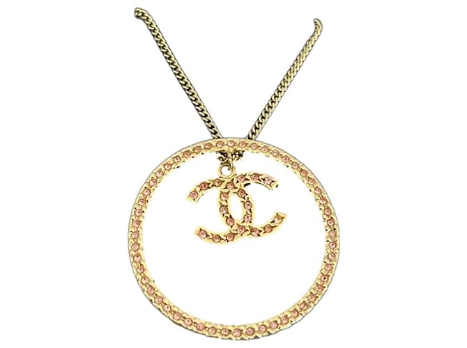 Colar Chanel Dourado Metal  ref.1519860