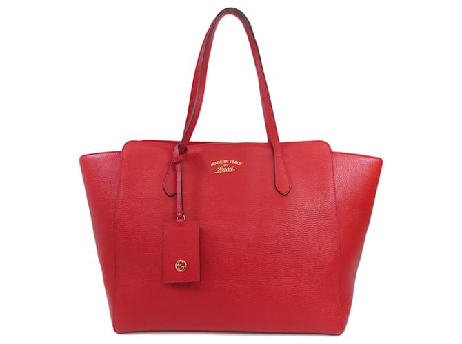 Sac à main Gucci 354397 Swing Cuir Rouge  ref.1520028