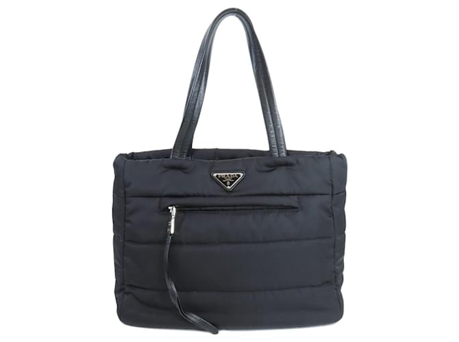 Prada schwarze Nylon-Tote-Tasche  ref.1520073