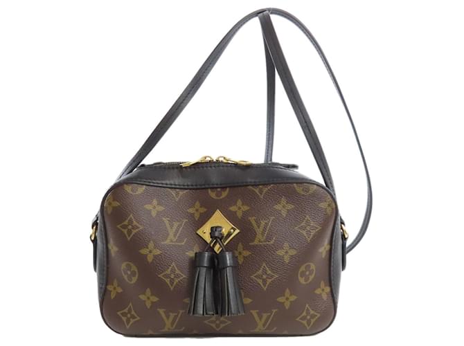 Louis Vuitton Saintonge Shoulder Bag Brown Monogram Patent leather  ref.1520090