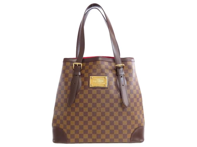 Louis Vuitton Hampstead GM Tote Bag Brown Cloth  ref.1520091