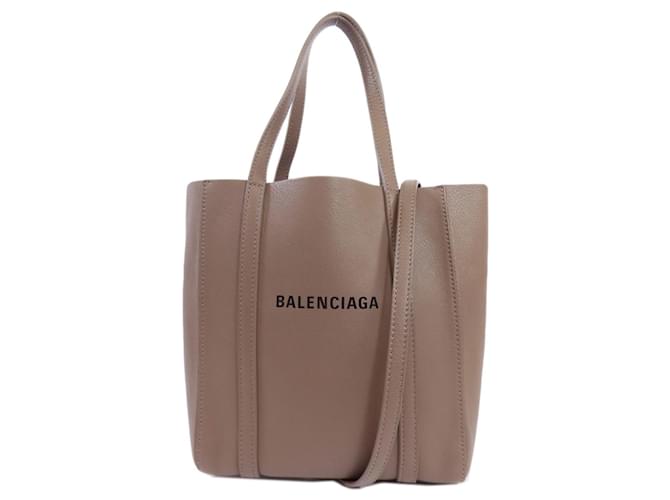 Borsa a mano Balenciaga Everyday Tote Marrone Pelle  ref.1520093