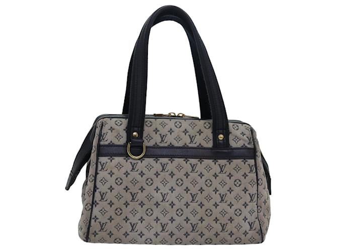 LOUIS VUITTON Monogram Mini Josephine PM Hand Bag Blue M92049 LV Auth 82628 ref.1520226 Joli Closet